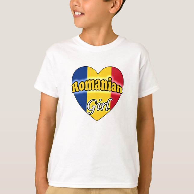 Camiseta Menina Romena (Frente)