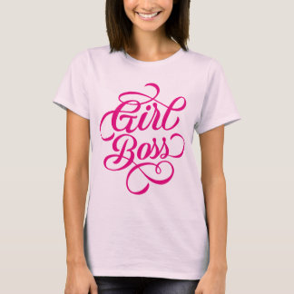 Camiseta Menina Rosa Quente Chefe Bonito Swashes