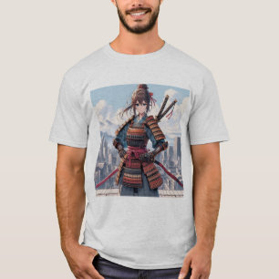 Camiseta Menina Samurai: Lâmina de Honra