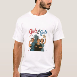 Camiseta Menina Será Mulher Igualdade Feminista Direitos da