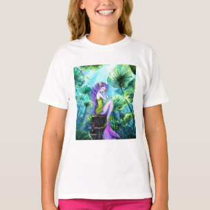 Camiseta Menina Sereia Bonita
