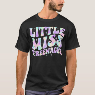 Camiseta Menina Threenager aniversário de 3 anos Boho Groo