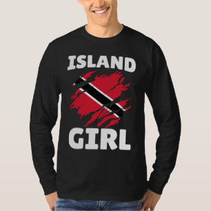 Camiseta Menina Trini da Ilha Tobago Trinidad Trinitário Ca