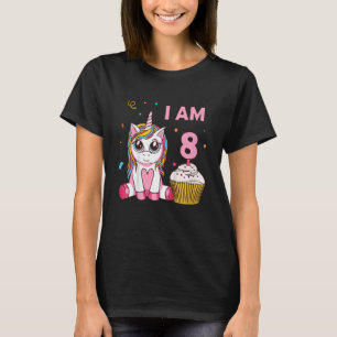 Camiseta Menina Unicórnio crianças criatura mitológica Eu T