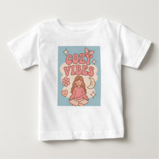 camiseta menina vibrações aconchegantes