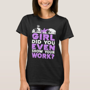 Camiseta Menina Você Até Mostrou Seu Trabalho De CowGirl An