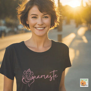 Camiseta menina yogi da meditação espiritual de presente na