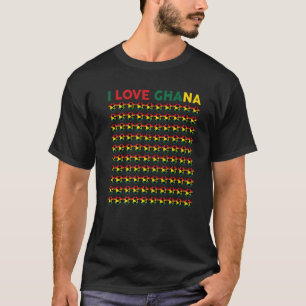 Camiseta Meninas adoram ganês futebol bola crianças Toddler