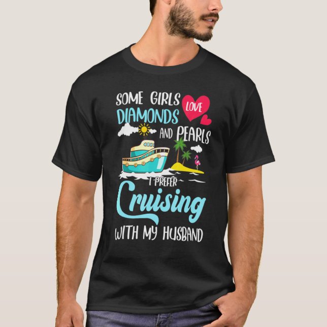 Camiseta Meninas Adoram Pérolas Eu Prefiro Cruzar Com Meu M (Frente)