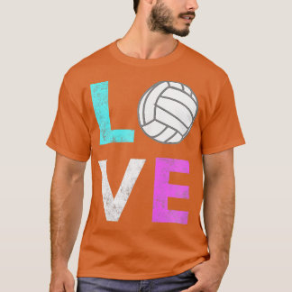 Camiseta Meninas adoram vôlei divertida presente de anivers
