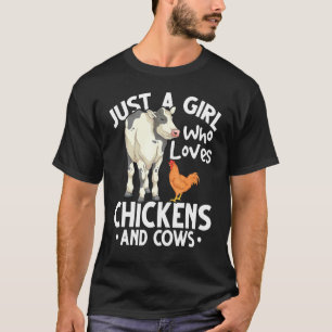 Camiseta Meninas Animais de Fazenda Mulheres Fazendeiras Ag