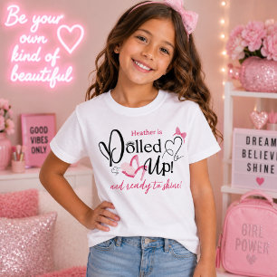 Camiseta Meninas Aniversariantes Personalizadas e Arrumadas