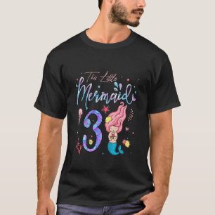 Camiseta Meninas aniversário de 3 anos Garotas Esta Pequena