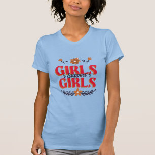 Camiseta Meninas apóiam garotas