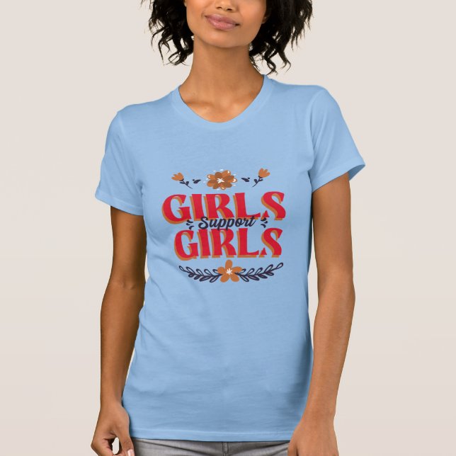 Camiseta Meninas apóiam garotas (Frente)