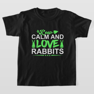 Camiseta Meninas bonitas amantes de coelhos