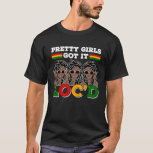 Camiseta Meninas Bonitas Têm Cabelo Afro Melanina Locd D