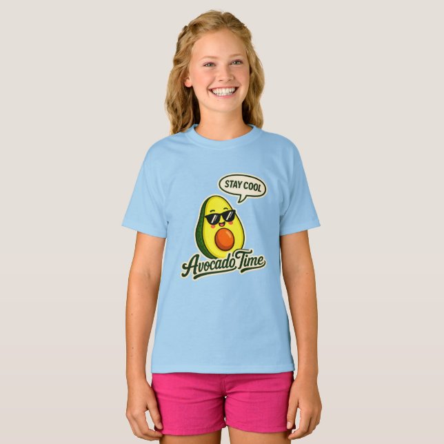 Camiseta Meninas Bonitas Tempo do Abacate (Frente Completa)