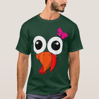 Camiseta Meninas bonitas Turcas Figurino Dia de Ação de Gra