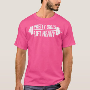 Camiseta Meninas bonito Levantam O Elevador De Peso Pesado