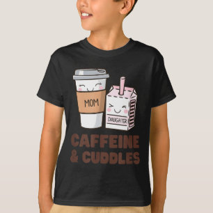 Camiseta Meninas Cafeína &amp; Cafés Gêmeos de Cuddles Suco