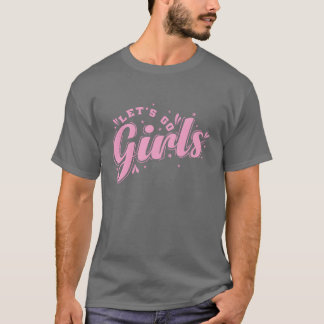 Camiseta Meninas Celebram Música de Dança Família de Amigos