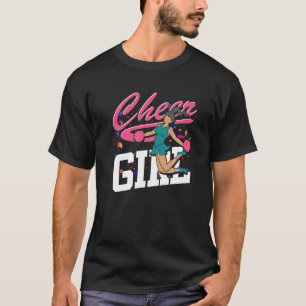 Camiseta Meninas cheerleaderes Animam Prática Mulheres Apla