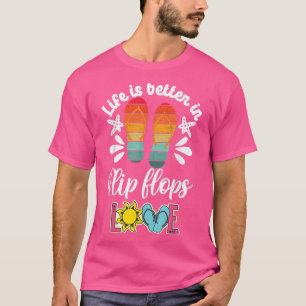 Camiseta Meninas Chinelos Mulheres Incêndios Camper Paz Amo
