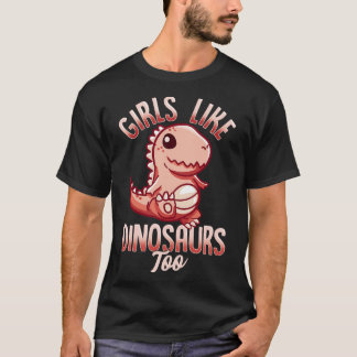 Camiseta Meninas Como Dinossauros Demais Paleontólogas
