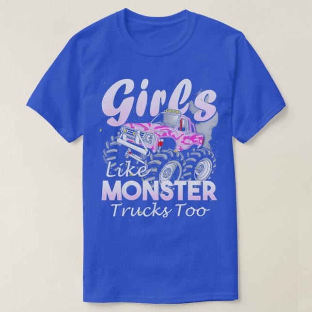 Camiseta Meninas Como Monster Truck Também 1 (Frente do Design)
