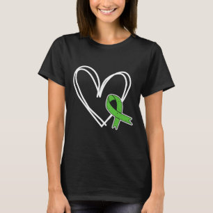 Camiseta Meninas Coração Problemas de Saúde Mental Sensibil