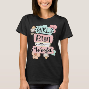 Camiseta Meninas Correm O Poder Mundial Menciona Motivação