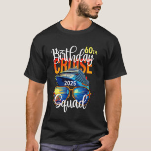 Camiseta Meninas Cruzeiros 2025 Viagem Aniversário 60º Cruz