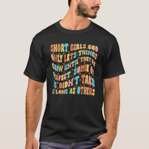 Camiseta Meninas Curtas Deus Só Deixa As Coisas Crescerem A