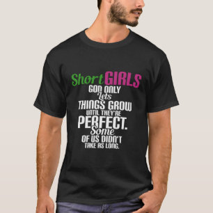 Camiseta Meninas Curtas Deus Só Deixa As Coisas Crescerem A