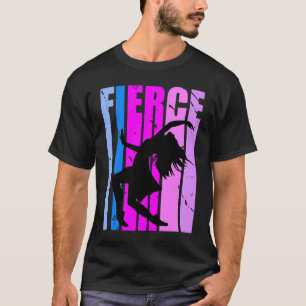 Camiseta Meninas Cute Fierce Dançando Aniversário Colorida