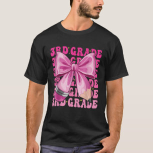 Camiseta Meninas da 3ª Série Laço Coquete Volta às Aulas Te