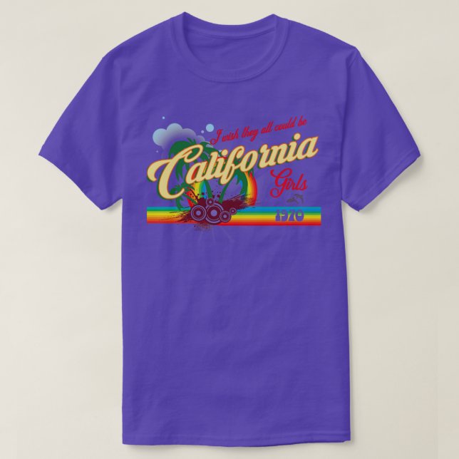 Camiseta Meninas da Califórnia (Frente do Design)