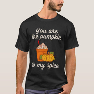 Camiseta Meninas da Fall Season Mulheres Pumpkin Spice Café