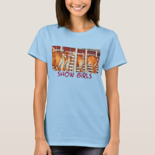 Camiseta Meninas da mostra - cavalos belgas