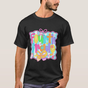 Camiseta Meninas da Quarta Série Voltam às Aulas com Laço F
