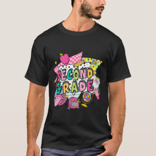 Camiseta Meninas da Segunda Série de Volta às Aulas Pastel