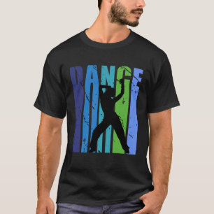 Camiseta Meninas Dança Cores Modernas Dança Retro Ensino C