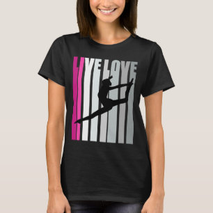 Camiseta Meninas Dança do Amor Roxo Aniversário Retro Vinta