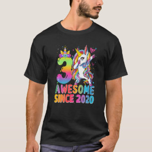 Camiseta Meninas de 3 anos adolescentes bebendo Unicórnio