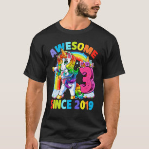 Camiseta Meninas de 3 anos adolescentes com fio dental Unic