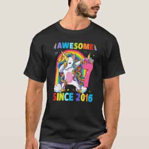 Camiseta Meninas de 7 anos adolescentes abbing Unicorn 7 Bi