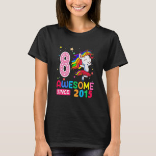 Camiseta Meninas de 8 anos Meninas Adolescentes Unicórnio 8