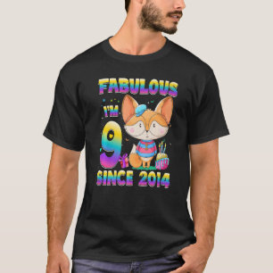 Camiseta Meninas de 9 anos adolescentes bonitinhos Raposa d