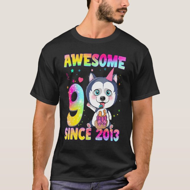 Camiseta Meninas de 9 anos adolescentes Rouco bonito puppy  (Frente)